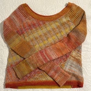 Free People Cropped Fall Sweater